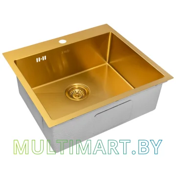 Кухонная мойка ZorG ZRN 5055 Nano PVD Gold